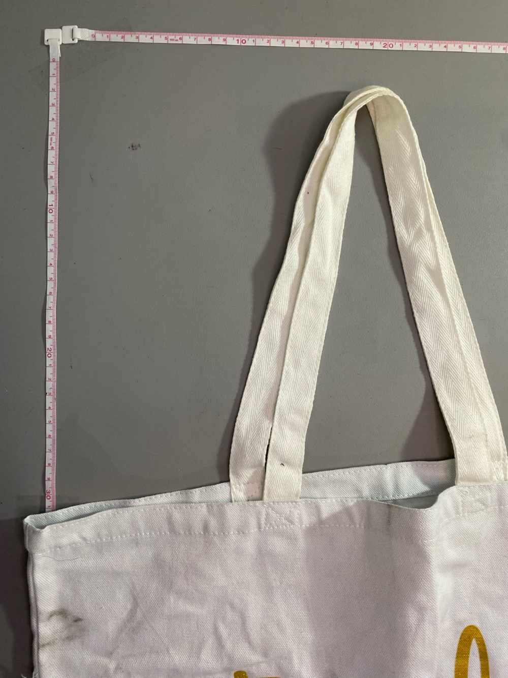 Bride TO BE Neutral Off-White Canvas Tote Bag - Picture 4 of 8